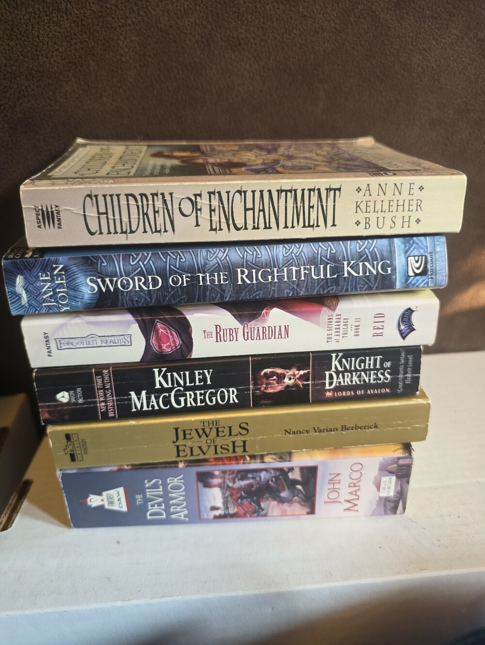 Fantasy Lot Of 6 Vintage Sci-fi Book Adventures Forgotten Realms